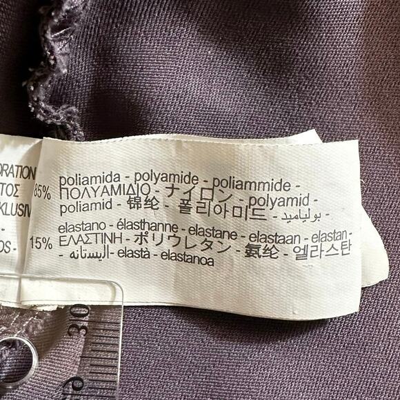 Zara Satin Effect Midi Skirt Slit with Lace Leggings Lining Gray S Whimsigoth - Picture 14 of 16